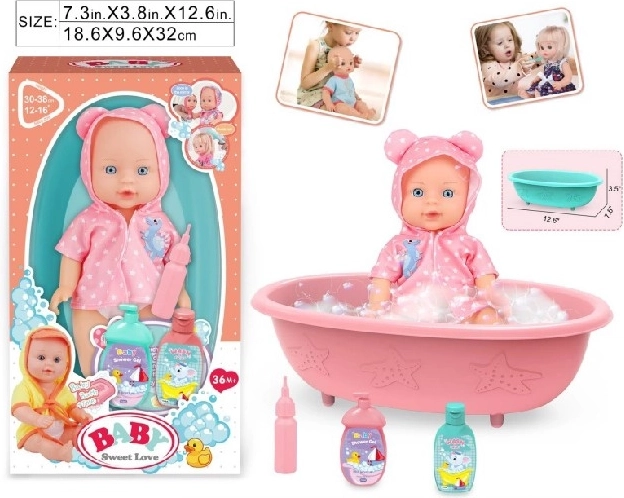 Baby doll Baby Sweet Love with bathtub