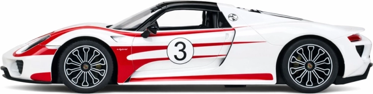 Reālistiskas Porsche 918 Spyder Weissach detaļas