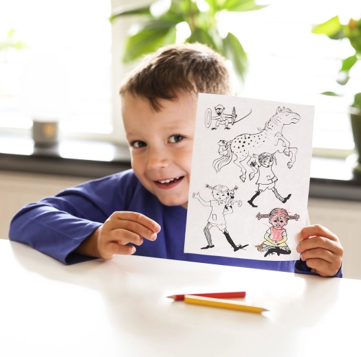 Original illustrations from Pippi’s world