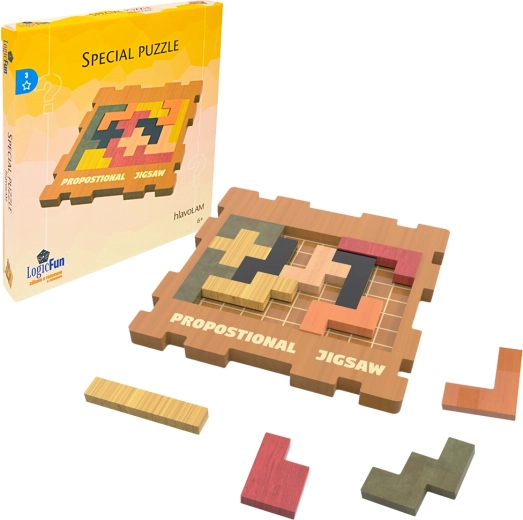 Koka galvasmežģis Special Puzzle – loģiska puzle bērniem un pieaugušajiem