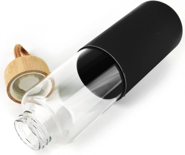 Bambusa vāciņš ar siksniņu un blīvējumu