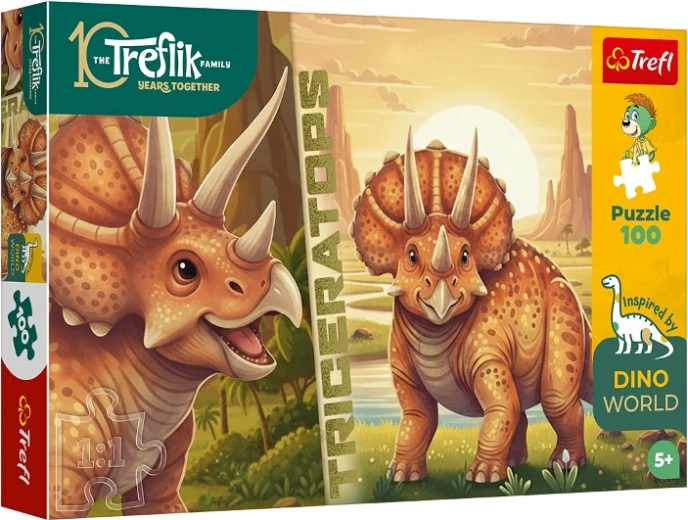 InspiredByDinoWorld puzle triceratops 100 gab.