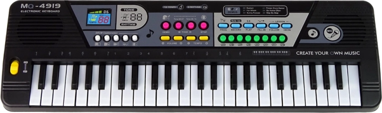 49 taustiņi dabiskai spēlei