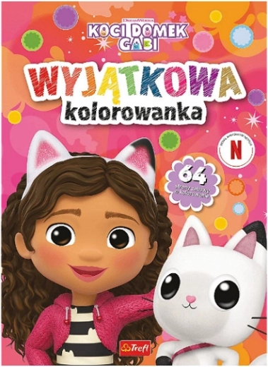 Gabby's Dollhouse Unique Coloring Book