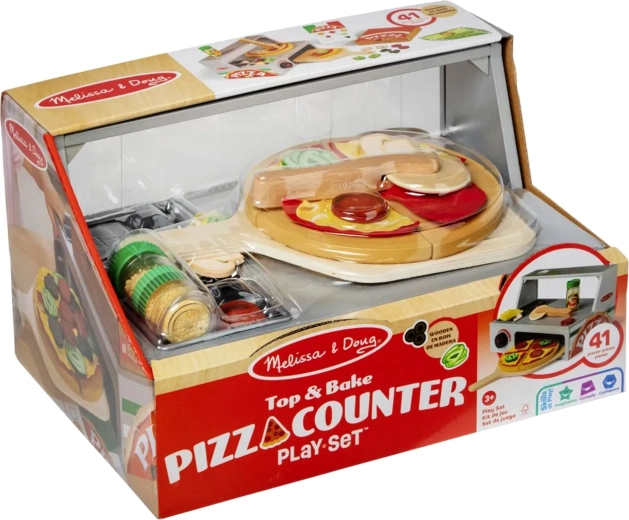 A pizzeria like the real thing – counter with oven