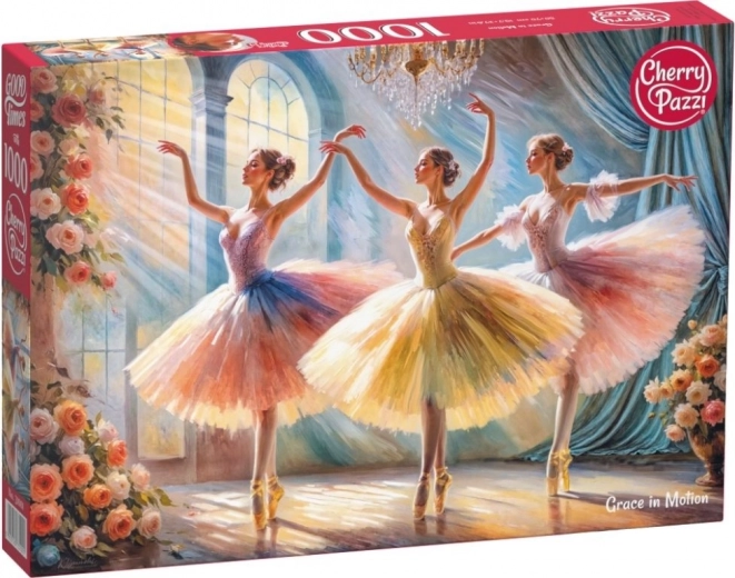 Puzle Trīs baletdejotājas 1000 detaļas CHERRY PAZZI