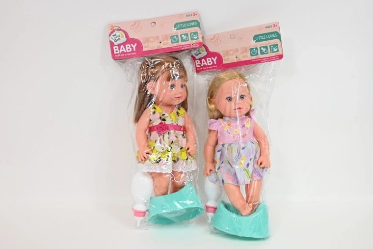 Lalinka peeing doll with potty