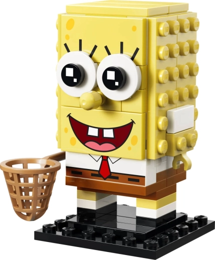 Iconic SpongeBob as a BrickHeadz figure
