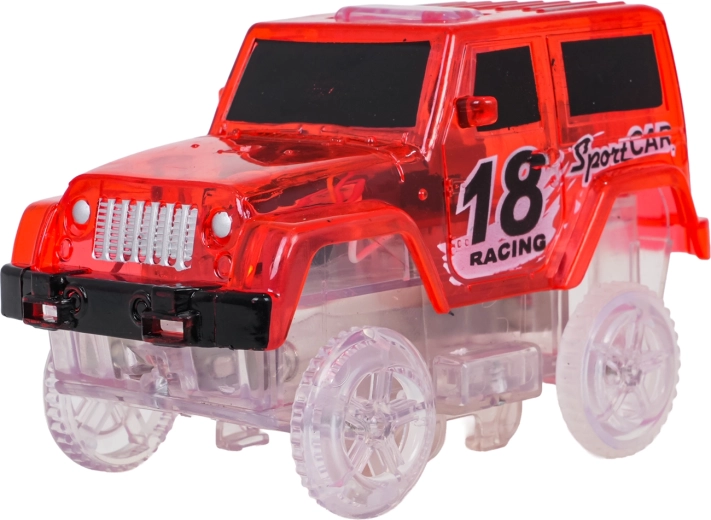 LED mašīnīte spīd tumsā