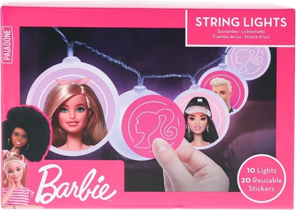 Gaismas virtene BARBIE ar uzlīmēm