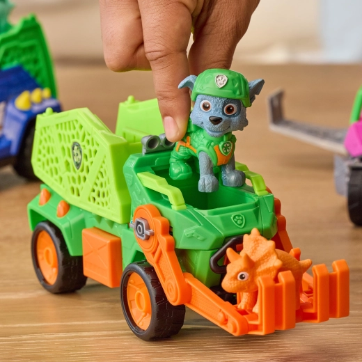 Rocky figure and dinosaur included