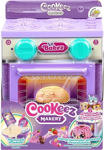 Radošais komplekts COOKEEZ MAKERY – maģiskā krāsniņa plīša rotaļlietu “cepšanai”