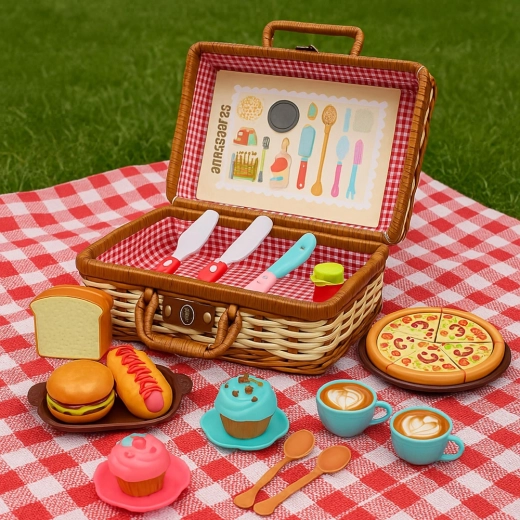 33-piece pretend cooking set