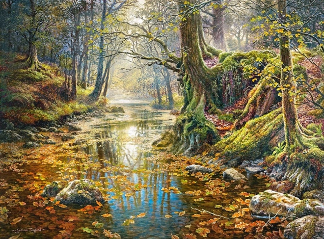 Puzle 2000 gabali reminiscence par rudens mežu