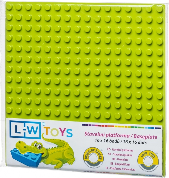 Būvniecības pamatne L‑W TOYS junior 25,5 × 25,5 cm