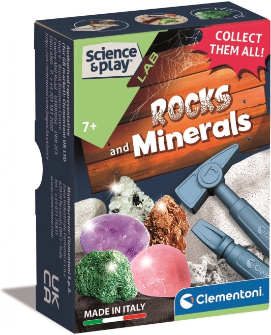 Clementoni Science & Play ģeoloģiskais mini komplekts – ieži un minerāli