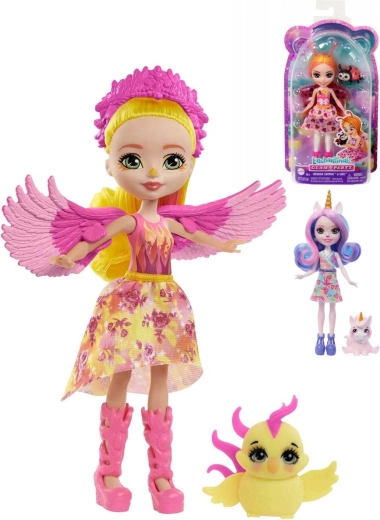 Mattel Enchantimals lelle ar dzīvnieciņu 15 cm – 1 gab.
