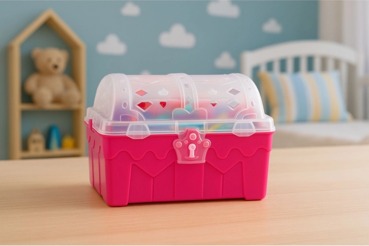 Treasure chest for easy carrying