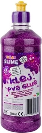Tuban PVA līme ar spīdumiem 500 ml, violeta