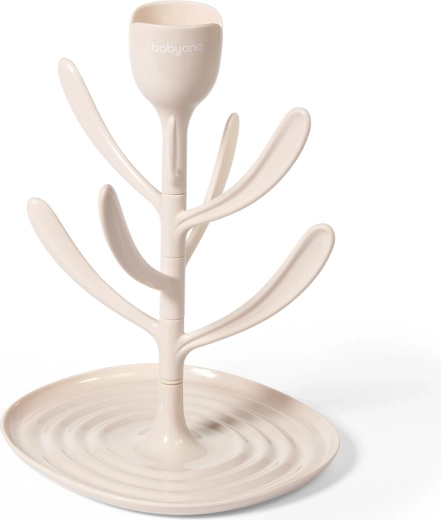 BabyOno universāls notecinātājs zīdaiņu pudelītēm un piederumiem tulip beige