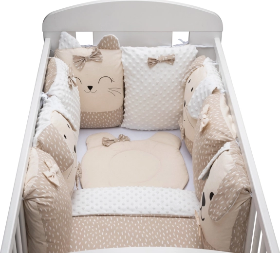 Sleep Guardian 12-piece Crib Set beige