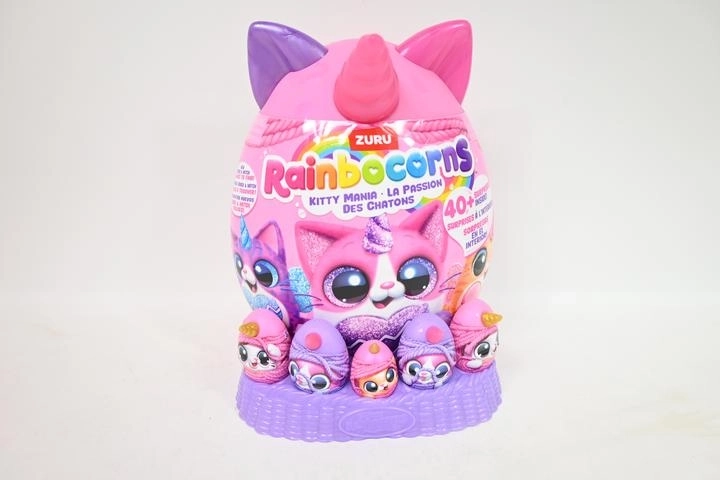 ZURU Rainbocorns Eggzania kitty mania vidēja izmēra pārsteiguma oliņa - 1 gabals