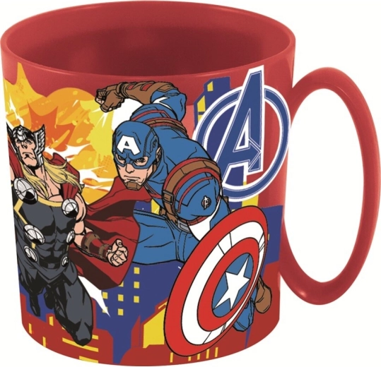 Red Avengers plastic mug 265 ml