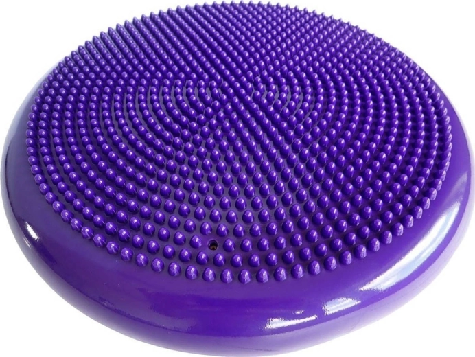 Merco divpusēja balansēšanas masāžas paliktnis violets 33 cm - 1 gabals