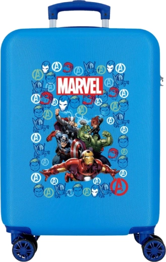 Marvel Avengers Team Blue Children's Hardshell Suitcase, 55 cm, 34 l
