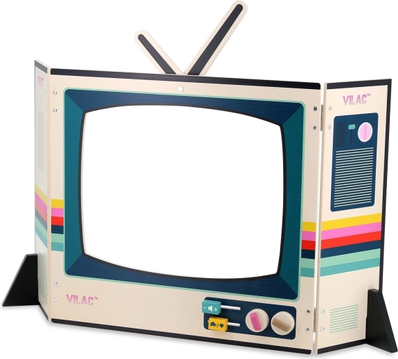 Retro televizors kā bērnu teātris