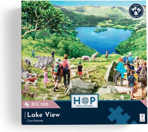 Picturesque lake view