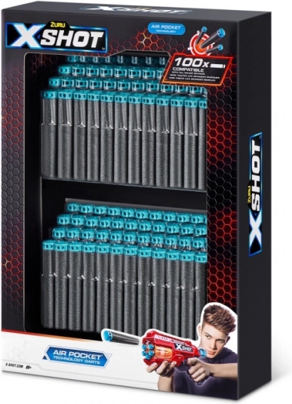 X-Shot Excel putuplasta bultas 100 gab.