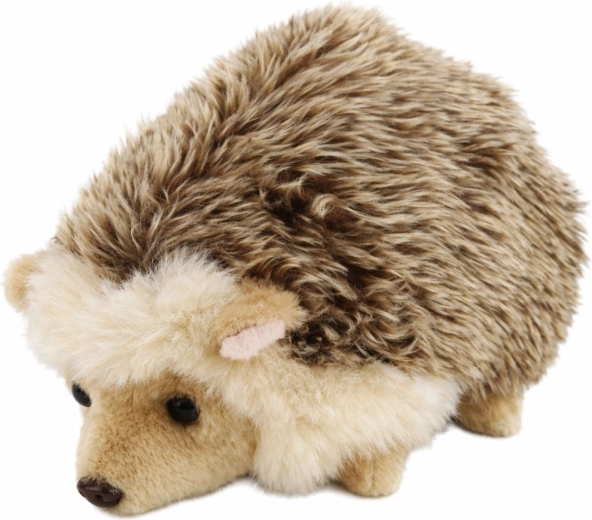Plīša ezītis brūns 16 cm