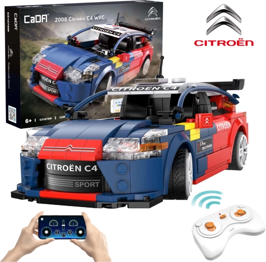CaDA Remote-Controlled Citroen C4 WRC Racing Car