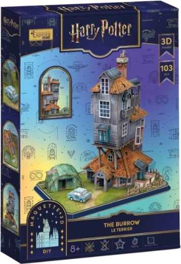 Cubic Fun 3D puzle Harijs Poters Nora – Vīzliju māja