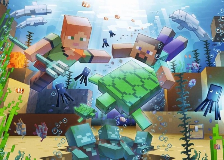Puzzle Minecraft Mosaic 1000 Pieces