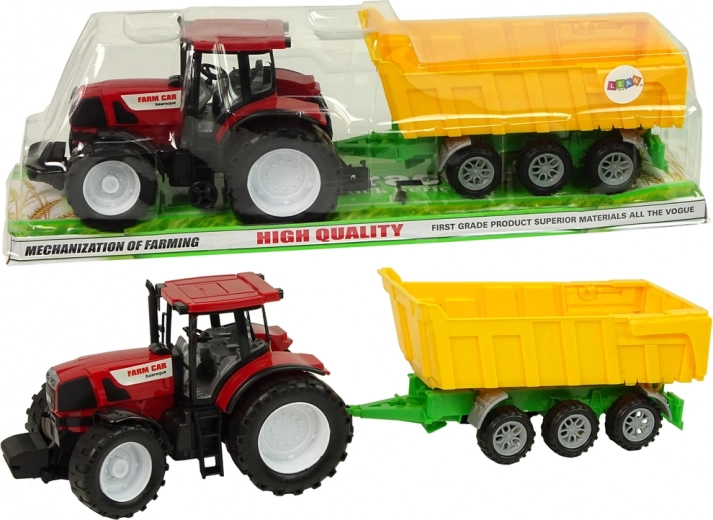 Kids' Tractor with Tipping Trailer 50 cm