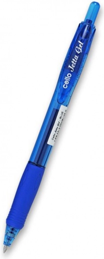 Gēla rullpildspalva CELLO jetta gel, zila, 0,5 mm