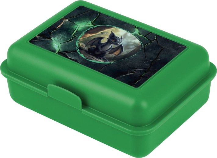 Baagl Lunch Box Dragons, Green