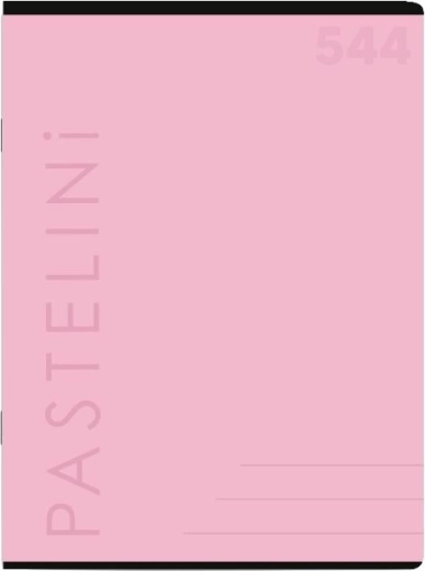 A5 Pastelini Notebook, Pink, Ruled (40 sheets)