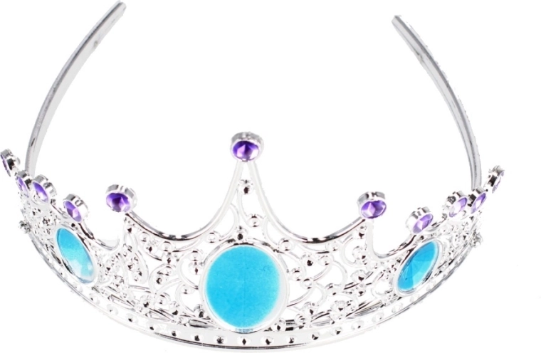 Mirdzoša diadēma ar krāsainām actiņām