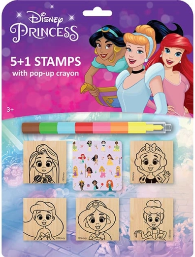 Disney Princeses zīmogu komplekts ar krītiņu