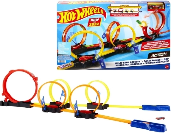 Hot Wheels sacīkšu trase ar cilpu