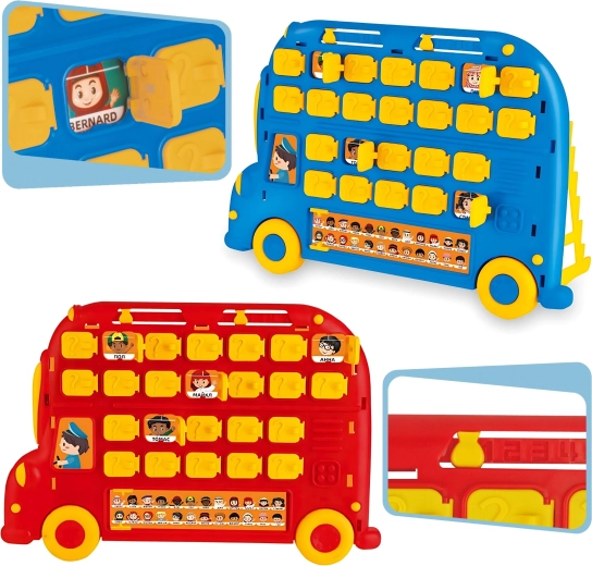 Original bus-shaped game boards