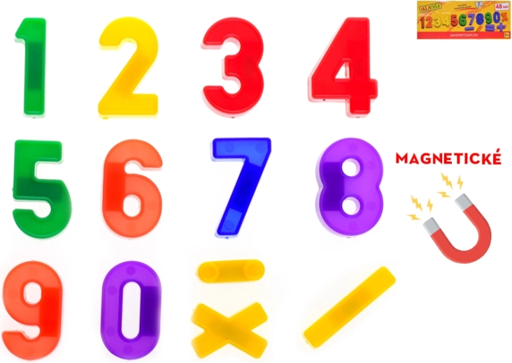 Set of 48 Magnetic Numbers