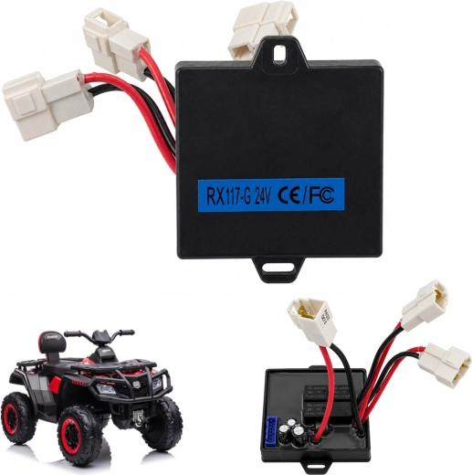 Vadības bloks RX117-G bērnu elektriskajam transportlīdzeklim S615 24 V