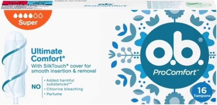 O.b. ProComfort tampons Super 16 pcs