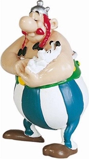 Asterix & Obelix collectible figure Obelix with Idefix - 1 piece