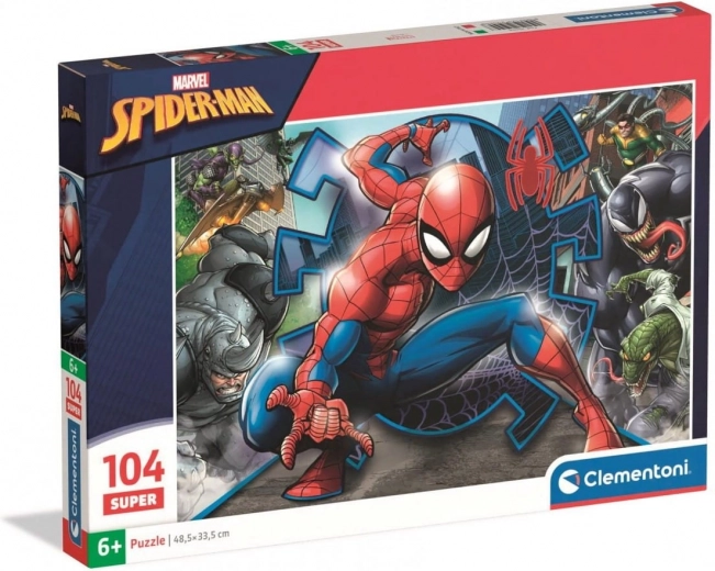 Puzle Spiderman un viņa pasaule 104 detaļas