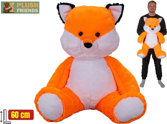 Plush Friends plush sitting fox 60 cm